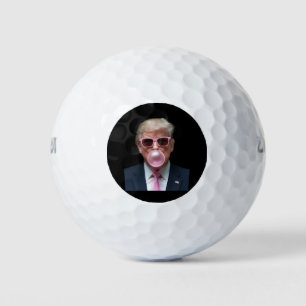 Trump Bubble Gum Pink Lustiger USA Präsident Golfball