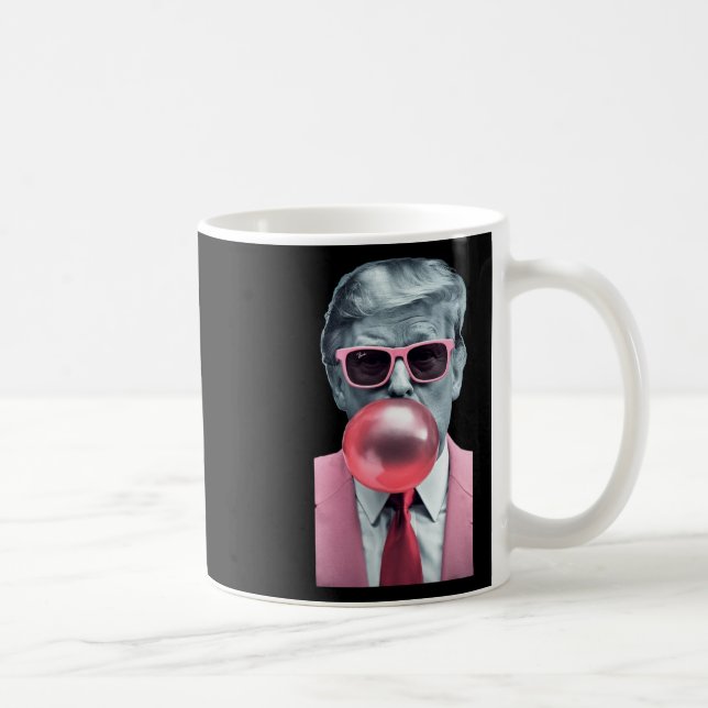 Trump Bubble Gum Yum Kaffeetasse (Rechts)
