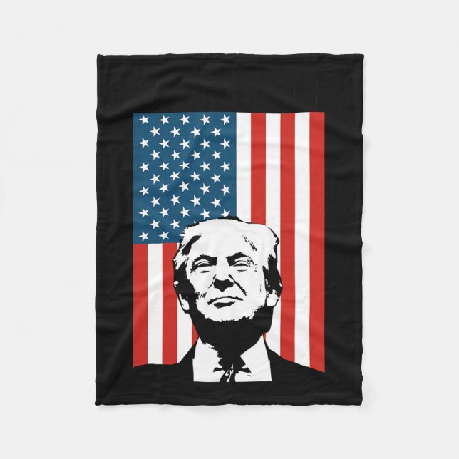 Trump Bulletproof Fleecedecke (Vorderseite)