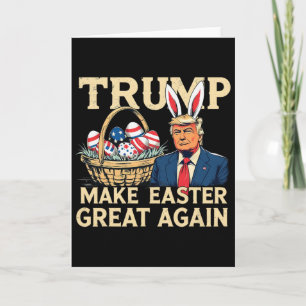 Trump Bunny macht Ostern wieder großartig Lustiges Karte