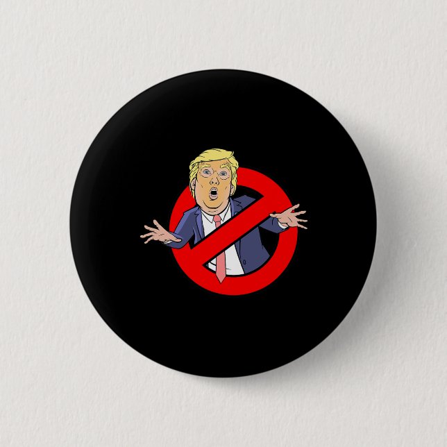Trump Busters Resist Shirt Button (Vorderseite)
