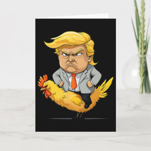Trump Chicken Jockey Satire - Lustiger politischer Karte