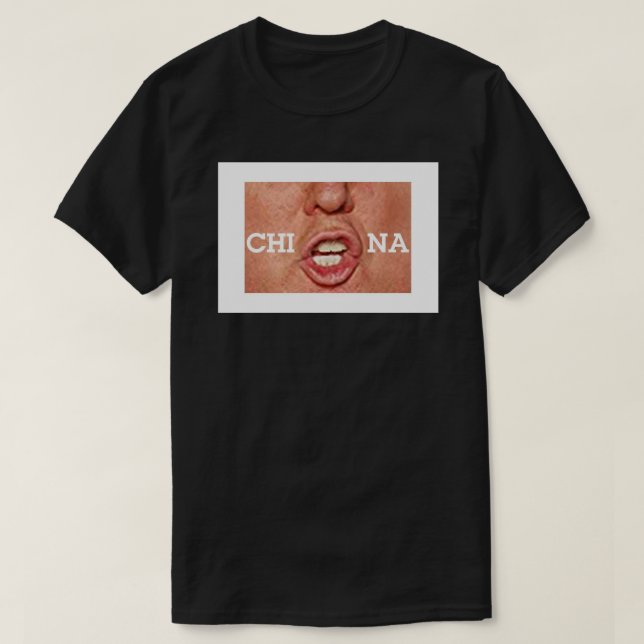 Trump China Maske T-Shirt (Design vorne)