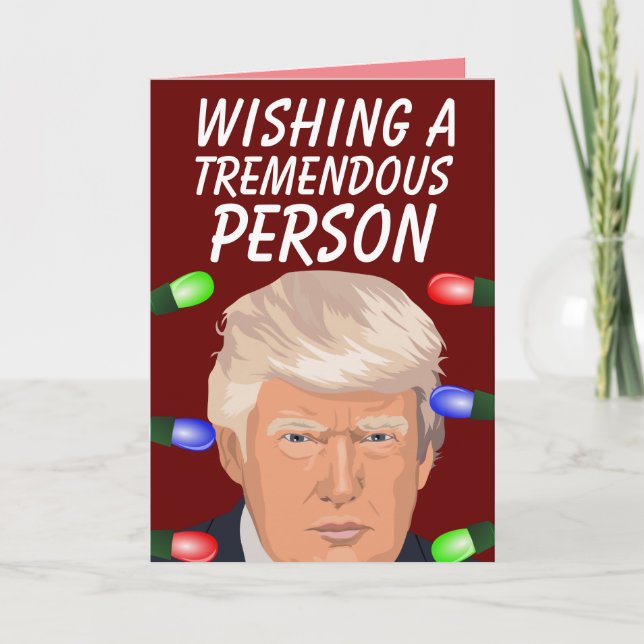 TRUMP CHRISTMAS KARTE FÜR JEDEN! (Vorderseite)