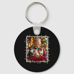 Trump Christmas Sweater Cat Hund Eichhörnchen Päps Schlüsselanhänger