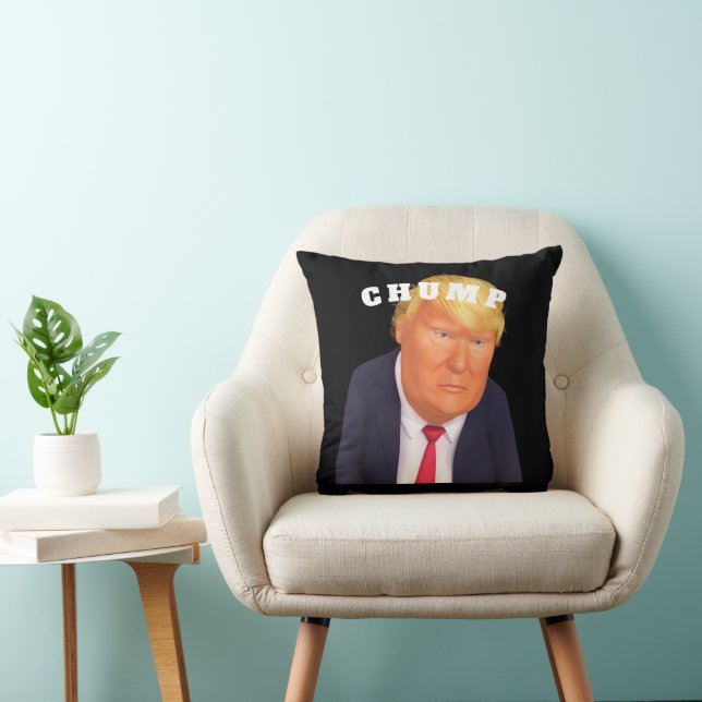 Trump/Chump Throw Pillow Kissen (Stuhl )