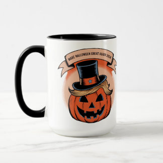 Trump citrouille Halloween Mug : Un nouveau modèle