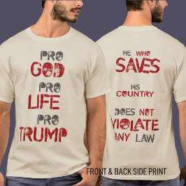 Trump Cote Shirt | T-shirt vêtement conservateur
