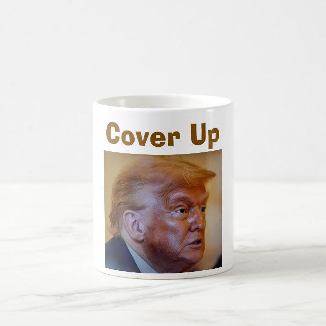 Trump/Cover Up Kaffeetasse (Mittel)