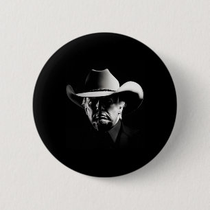 Trump Cowboy Usa 2024 Wahl Us Maga Button