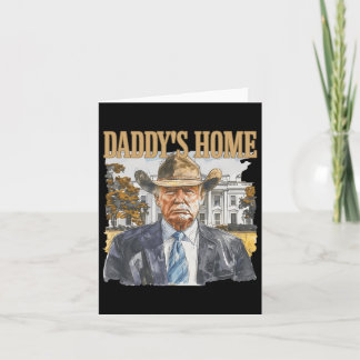 Trump Cowboy Western Daddy's Zuhause Nimm America Karte