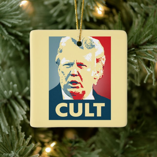Trump Cult Keramikornament (Baum)