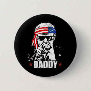 Trump Daddy 2025 Offizieller Trump Daddy Lustig Button