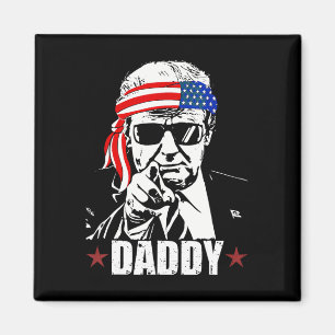 Trump Daddy 2025 Offizieller Trump Daddy Lustig Magnet