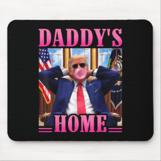 Trump Daddys Zuhause White House 2024 3 Mousepad
