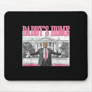 Trump Daddys Zuhause White House 2024 Mousepad