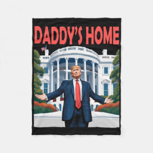 Trump Daddys Zuhause White House Fleecedecke