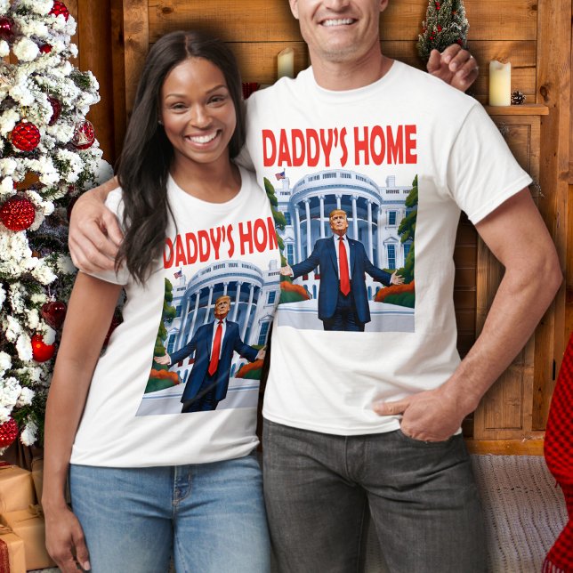 Trump Daddys Zuhause White House Geschenk T-Shirt (Von Creator hochgeladen)