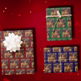 Trump Daddys Zuhause White House | Trump-Geschenk Geschenkpapier Set