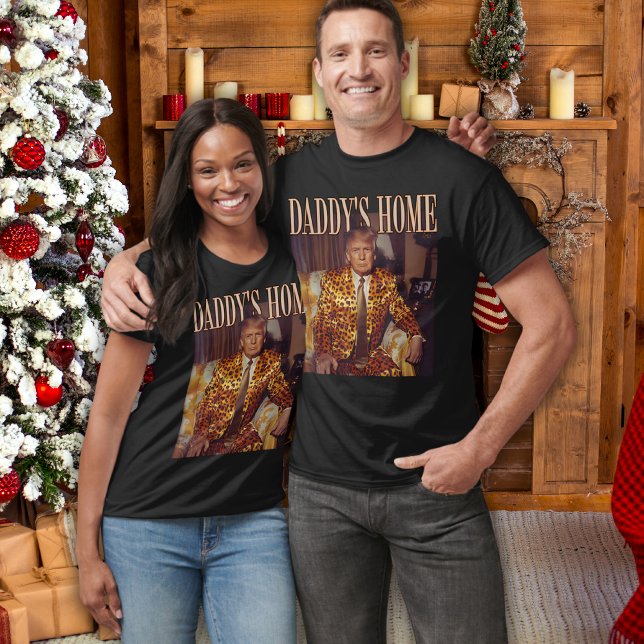 Trump Daddys Zuhause White House | Trump-Geschenk T-Shirt (Von Creator hochgeladen)