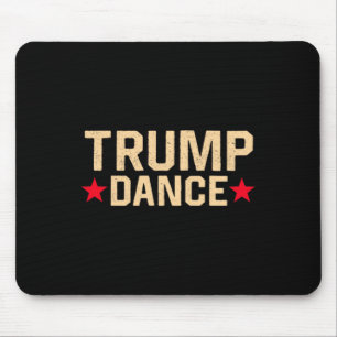 Trump Dance 2024 Qr 4547 Funny Trump Tanzcode Mousepad