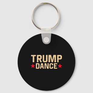 Trump Dance 2024 Qr 4547 Funny Trump Tanzcode Schlüsselanhänger
