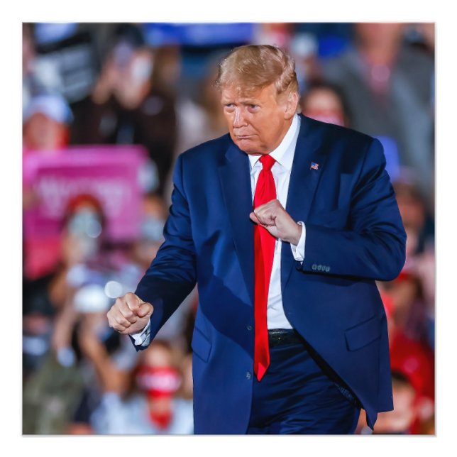 Trump Dance Funny Fotodruck (Vorne)