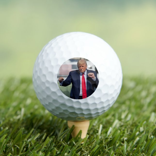 Trump Dance Funny Golfball (Insitu T-Shirt)