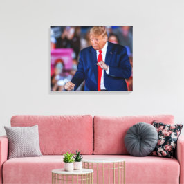 Trump Dance Funny Leinwanddruck