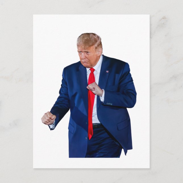 Trump Dance Funny Postkarte (Vorderseite)