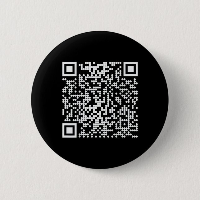 Trump Dance Qr Funny President Dance Code (auf der Button (Vorderseite)