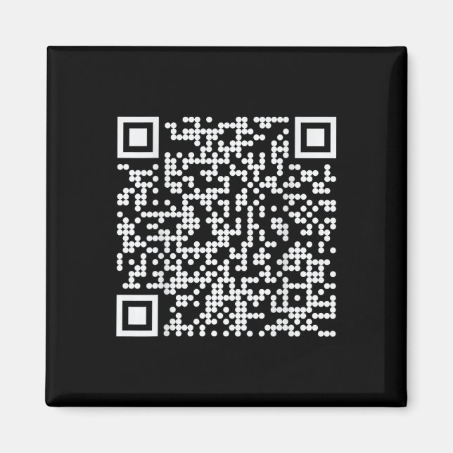 Trump Dance Qr Funny President Dance Code (auf der Magnet (Vorne)