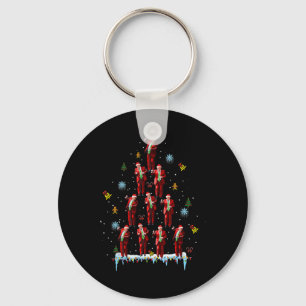 Trump Dance Santa Claus TreChristmas Xmas Pajama Schlüsselanhänger