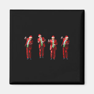 Trump Dance Santa Claus Weihnachten Weihnachten We Magnet