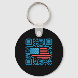 Trump Dance Troll Qr Funny President Trump Dance C Schlüsselanhänger