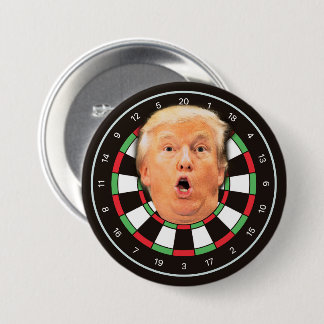 Trump Dartboard Funny Donald Dart Board Politische Button