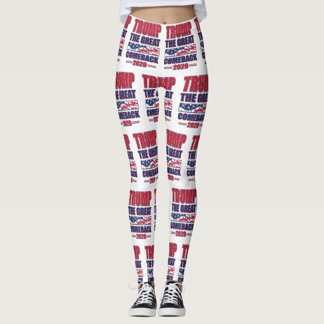 Trump das große amerikanische Comeback Leggings (Vorderseite)