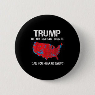 Trump deckt besser ab als 5g Funny Electoral Map Button