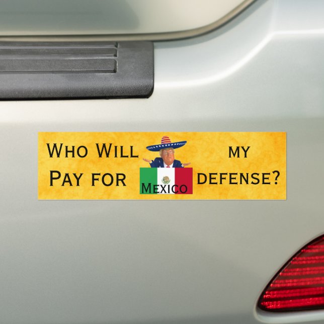 Trump Defense Autoaufkleber (Auf Auto)