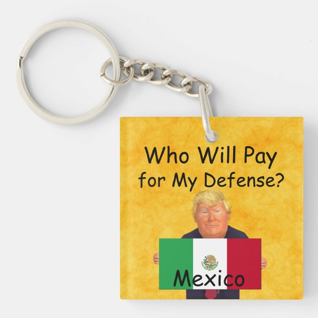 Trump Defense Schlüsselanhänger (Vorderseite)