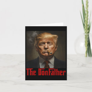 Trump Der Donvater - Cooler amerikanischer Präside Karte