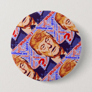 Trump, der ich bin, ist wirklich ein runder Button