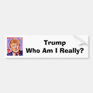 Trump, der ich bin, wirklich Autoaufkleber