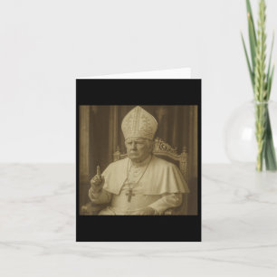 Trump der Papst Karte