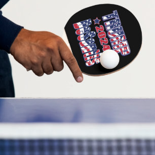 Trump DeSantis 2024 Tischtennis Schläger
