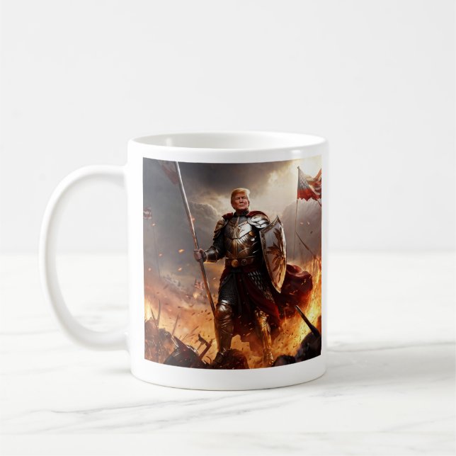 Trump die amerikanische Tasse des Guardian-Kaffees (Links)