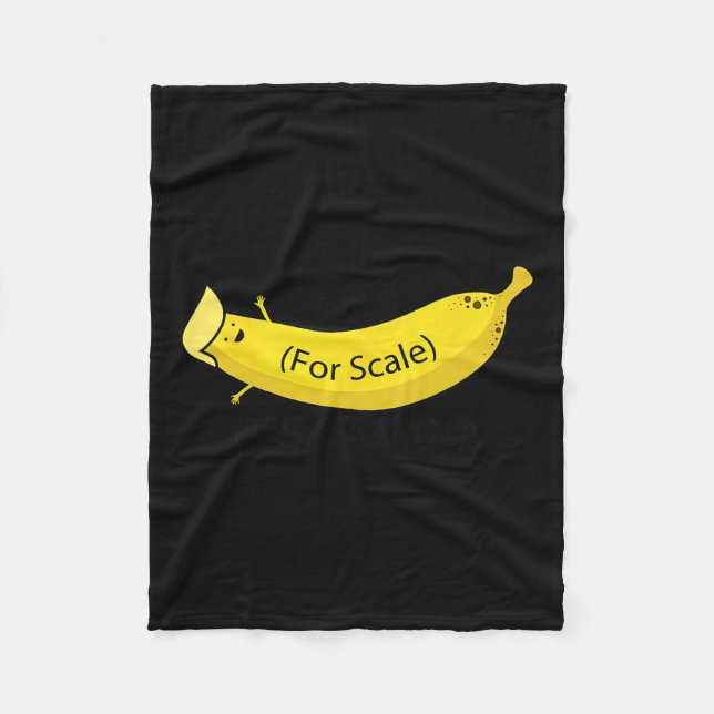 Trump: Die Banana (für Maßstäbe) - Starship Funny  Fleecedecke (Vorderseite)