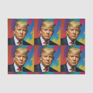 Trump die Farbe Seidenpapier