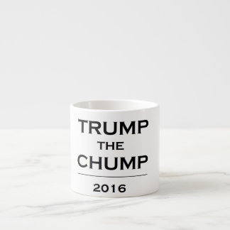 Trump die Holzklotz-MiniTasse Espressotasse