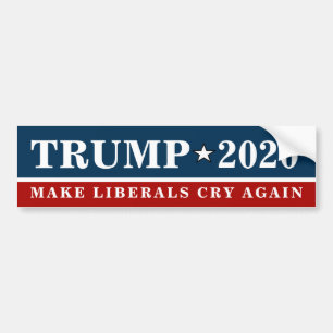 Trump - Die Liberalen wieder schreien lassen - lus Autoaufkleber